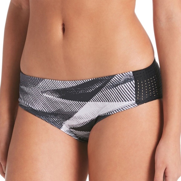 Nike Women's Nike Black/Gray Line Up 2-Piece Tankini Swimsuit Size S - Picture 8 of 11